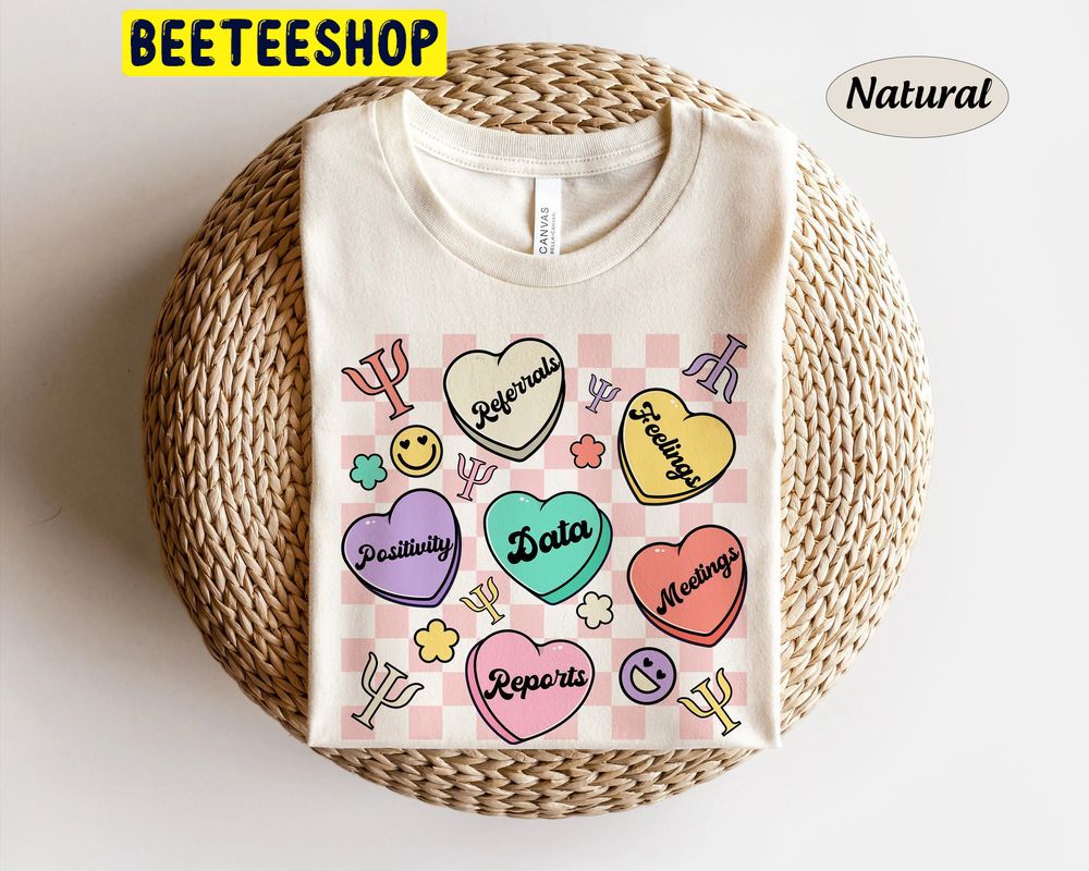 School Psychologist Valentine Trending Unisex Shirt School Psychologist Valentine Trending Unisex Shirt