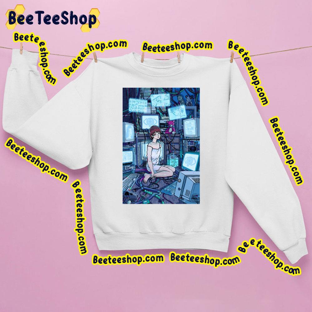 Serial Experiments Lain Draw Trending Unisex Sweatshirt Serial Experiments Lain Draw Trending Unisex Sweatshirt