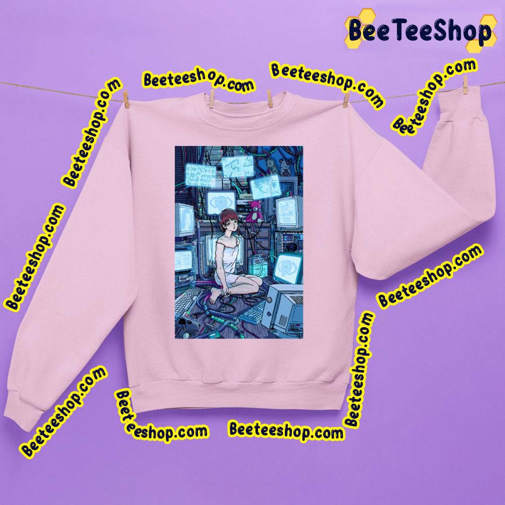 Serial Experiments Lain Draw Trending Unisex Sweatshirt Serial Experiments Lain Draw Trending Unisex Sweatshirt