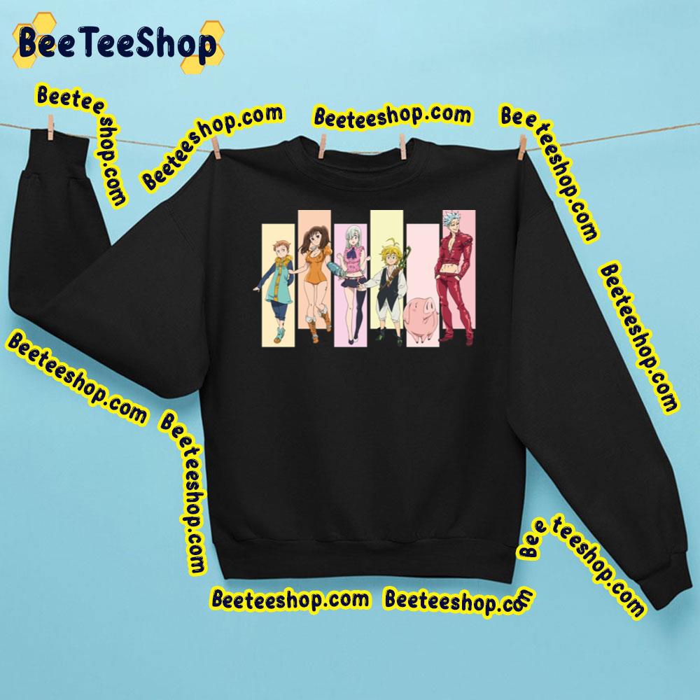 Seven Deadly Sins Friends Trending Unisex Sweatshirt Seven Deadly Sins Friends Trending Unisex Sweatshirt