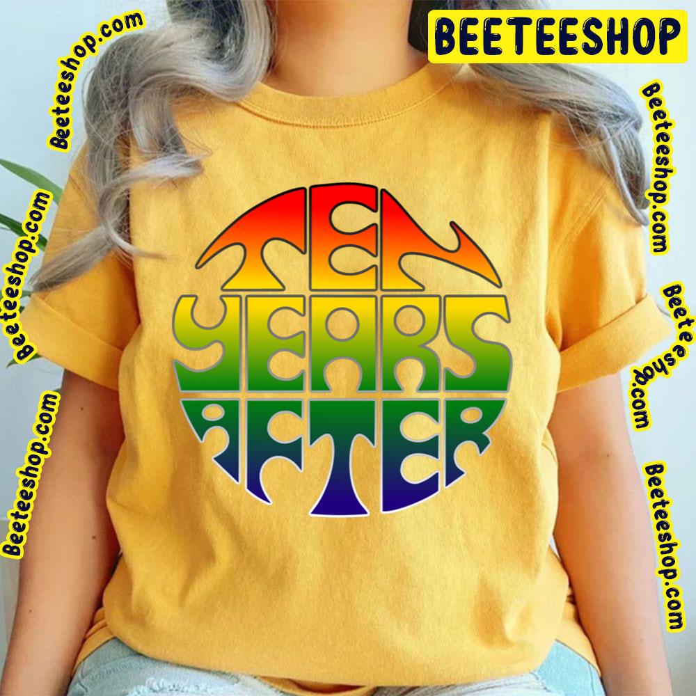 Ten Years After Rainbow Logo Trending Unisex T-Shirt Ten Years After Rainbow Logo Trending Unisex T-Shirt