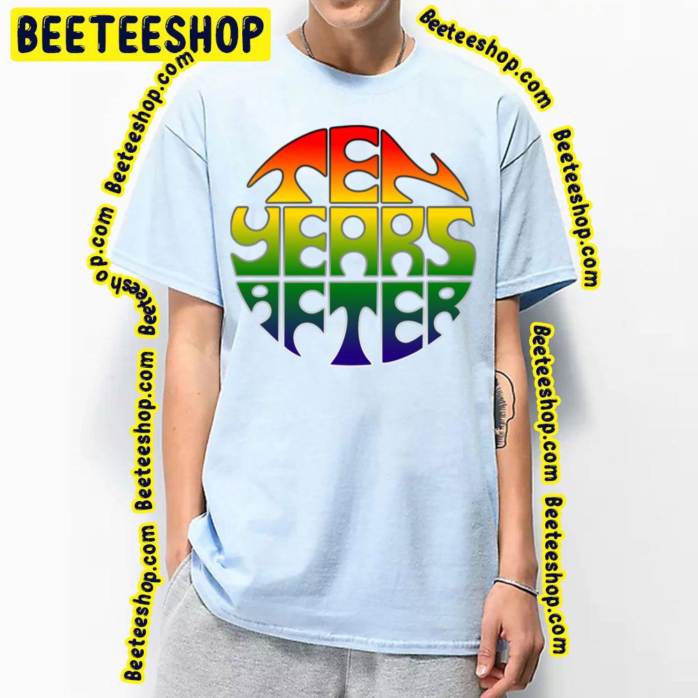 Ten Years After Rainbow Logo Trending Unisex T-Shirt Ten Years After Rainbow Logo Trending Unisex T-Shirt