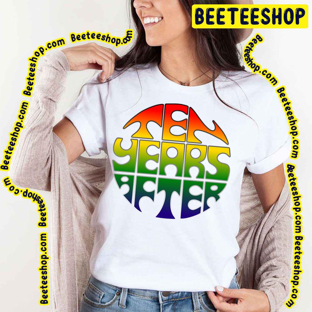Ten Years After Rainbow Logo Trending Unisex T-Shirt Ten Years After Rainbow Logo Trending Unisex T-Shirt