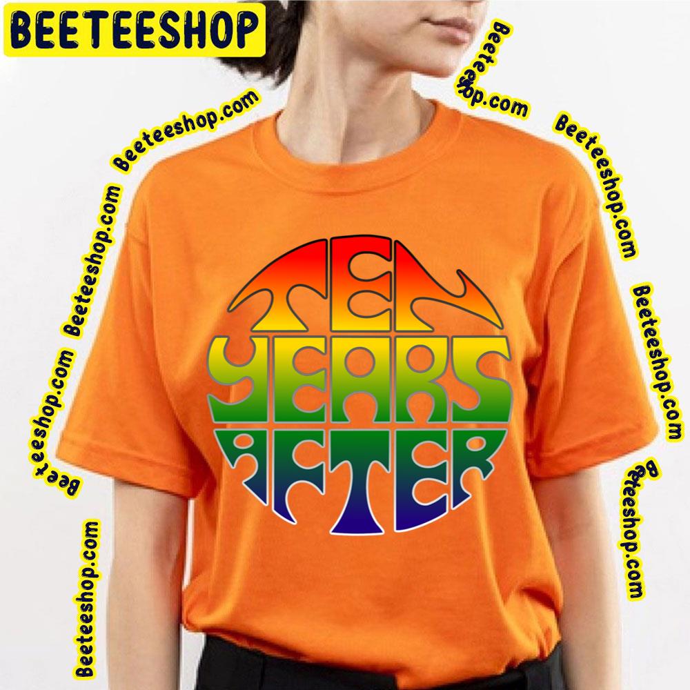 Ten Years After Rainbow Logo Trending Unisex T-Shirt Ten Years After Rainbow Logo Trending Unisex T-Shirt