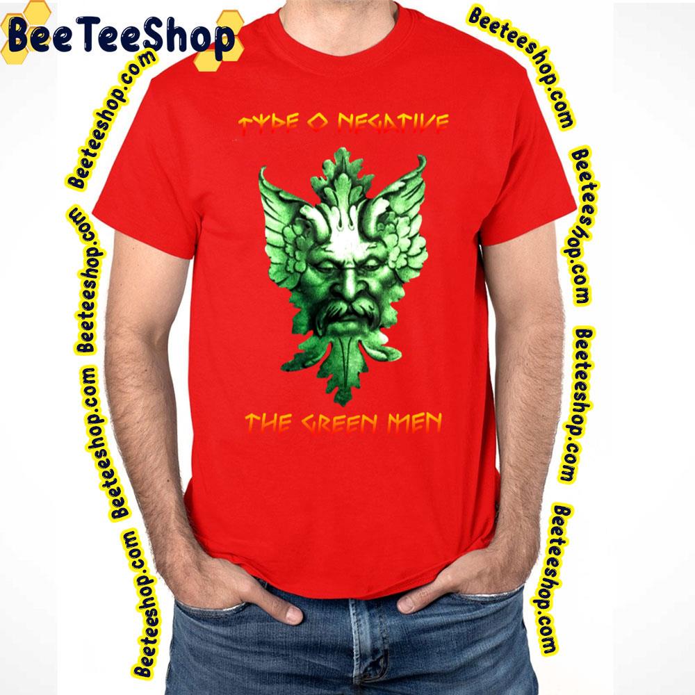 The Green Men Type O Art Negative Trending Unisex T-Shirt The Green Men Type O Art Negative Trending Unisex T-Shirt