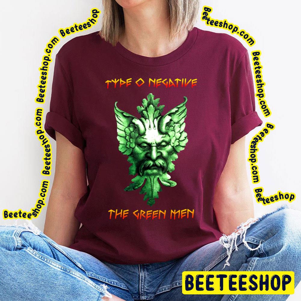 The Green Men Type O Art Negative Trending Unisex T-Shirt The Green Men Type O Art Negative Trending Unisex T-Shirt