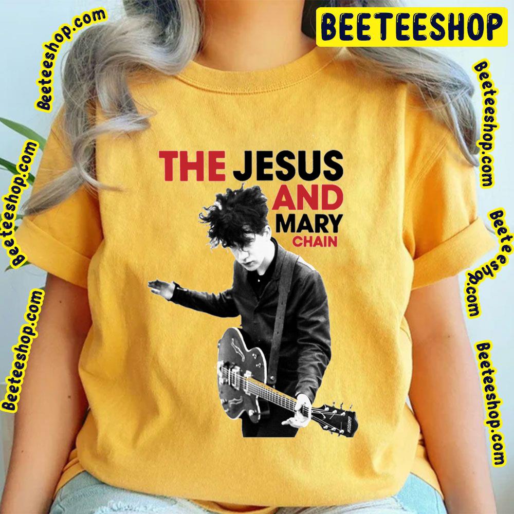 The Jesus And Mary Chain William With Guitar Graphic Trending Unisex T-Shirt The Jesus And Mary Chain William With Guitar Graphic Trending Unisex T-Shirt