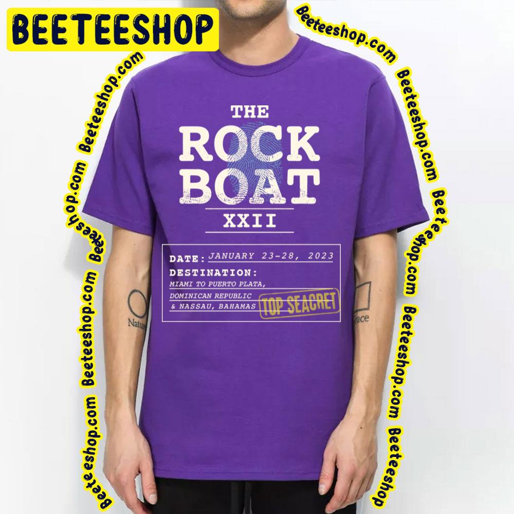 The Rock Boat 2023 Trending Unisex T-Shirt The Rock Boat 2023 Trending Unisex T-Shirt