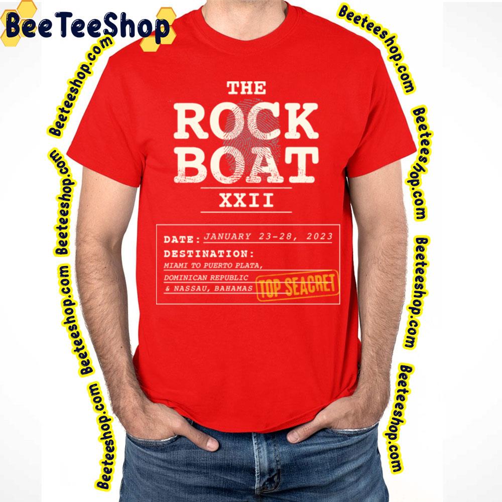 The Rock Boat 2023 Trending Unisex T-Shirt The Rock Boat 2023 Trending Unisex T-Shirt