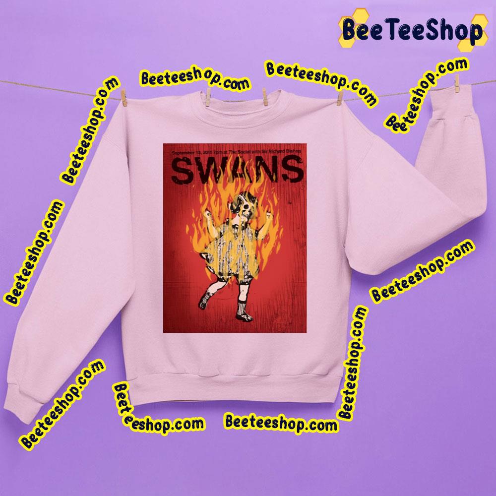 The Social With Sir Richard Bishop Swans Trending Unisex Sweatshirt The Social With Sir Richard Bishop Swans Trending Unisex Sweatshirt