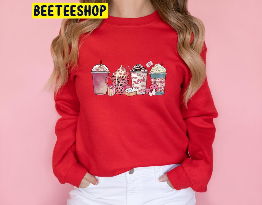 Valentine Coffee Latte Lover Trending Unisex Shirt Valentine Coffee Latte Lover Trending Unisex Shirt