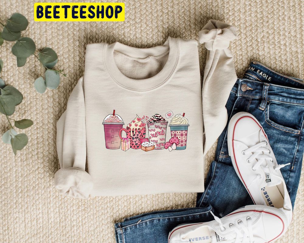Valentine Coffee Latte Lover Trending Unisex Shirt Valentine Coffee Latte Lover Trending Unisex Shirt