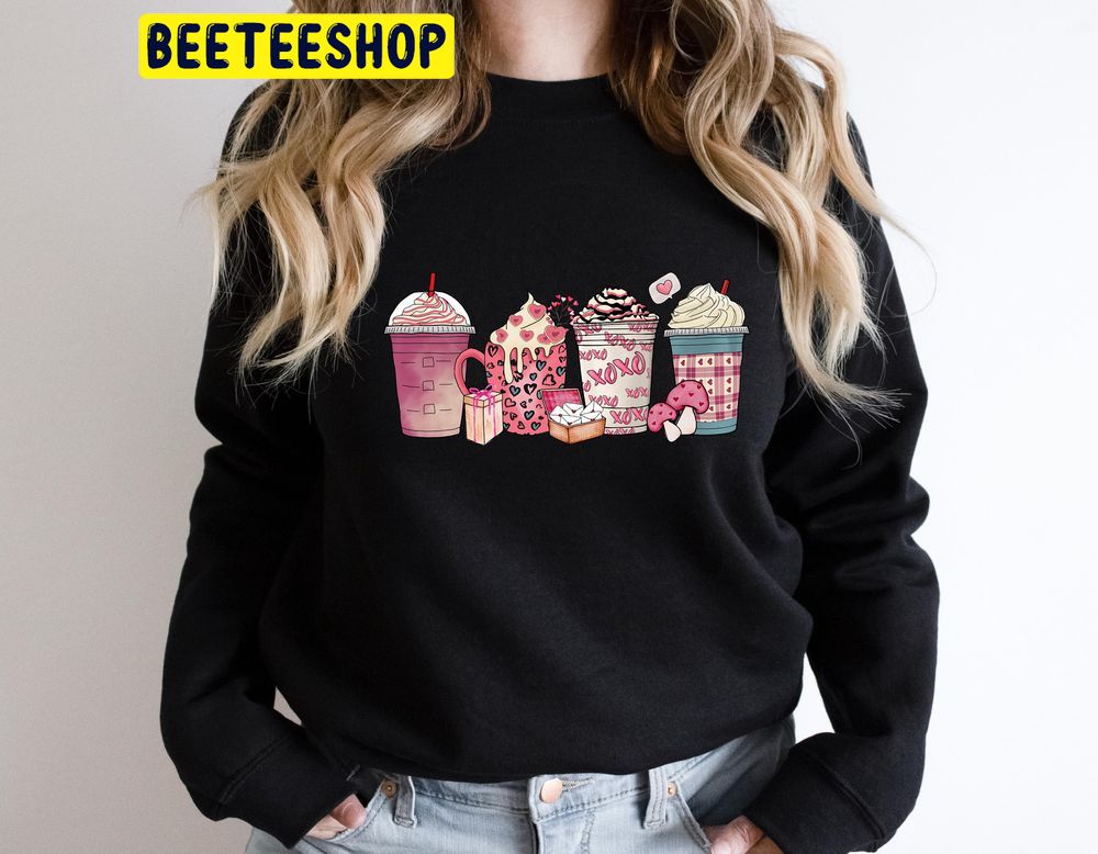 Valentine Coffee Latte Lover Trending Unisex Shirt Valentine Coffee Latte Lover Trending Unisex Shirt