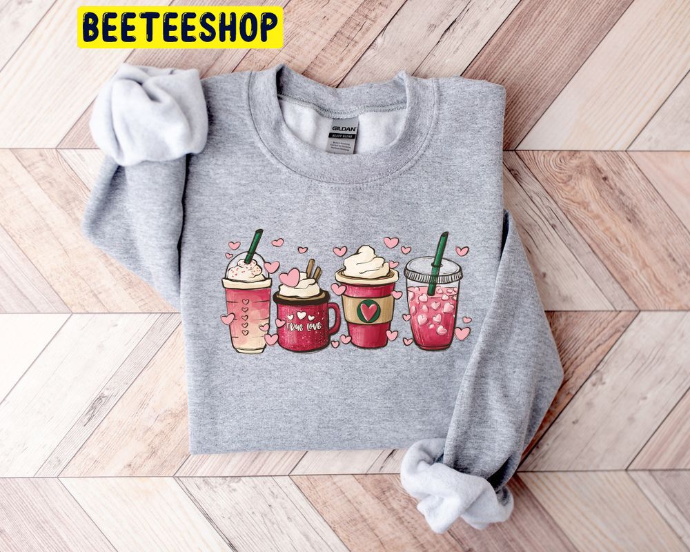 Valentines Day Coffee Cup Trending Unisex Shirt Valentines Day Coffee Cup Trending Unisex Shirt