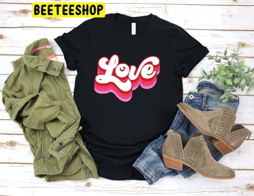 Valentine's Day Retro Love Trending Unisex Shirt Valentine's Day Retro Love Trending Unisex Shirt