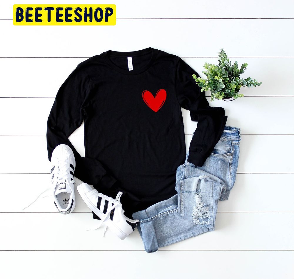 Valentines Red Heart Trending Unisex Shirt Valentines Red Heart Trending Unisex Shirt