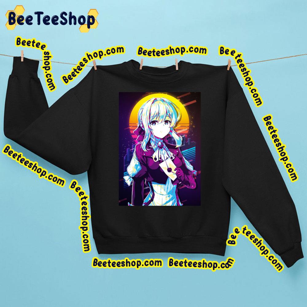 Violet Evergarden Vaporwave Retro Trending Unisex Sweatshirt Violet Evergarden Vaporwave Retro Trending Unisex Sweatshirt
