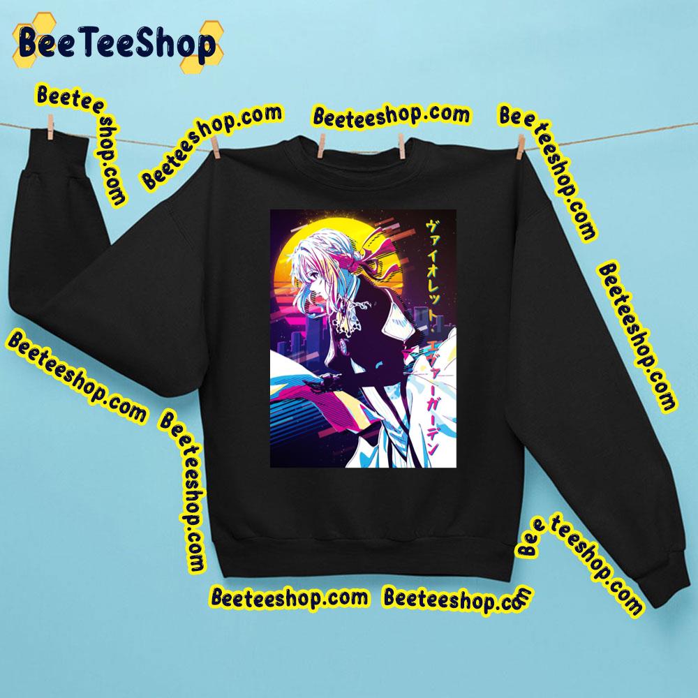 Violet Evergarden Vaporwave Trending Unisex Sweatshirt Violet Evergarden Vaporwave Trending Unisex Sweatshirt