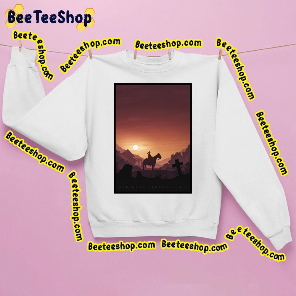 Western Cowboy Video Gaming Art Trending Unisex Sweatshirt Western Cowboy Video Gaming Art Trending Unisex Sweatshirt