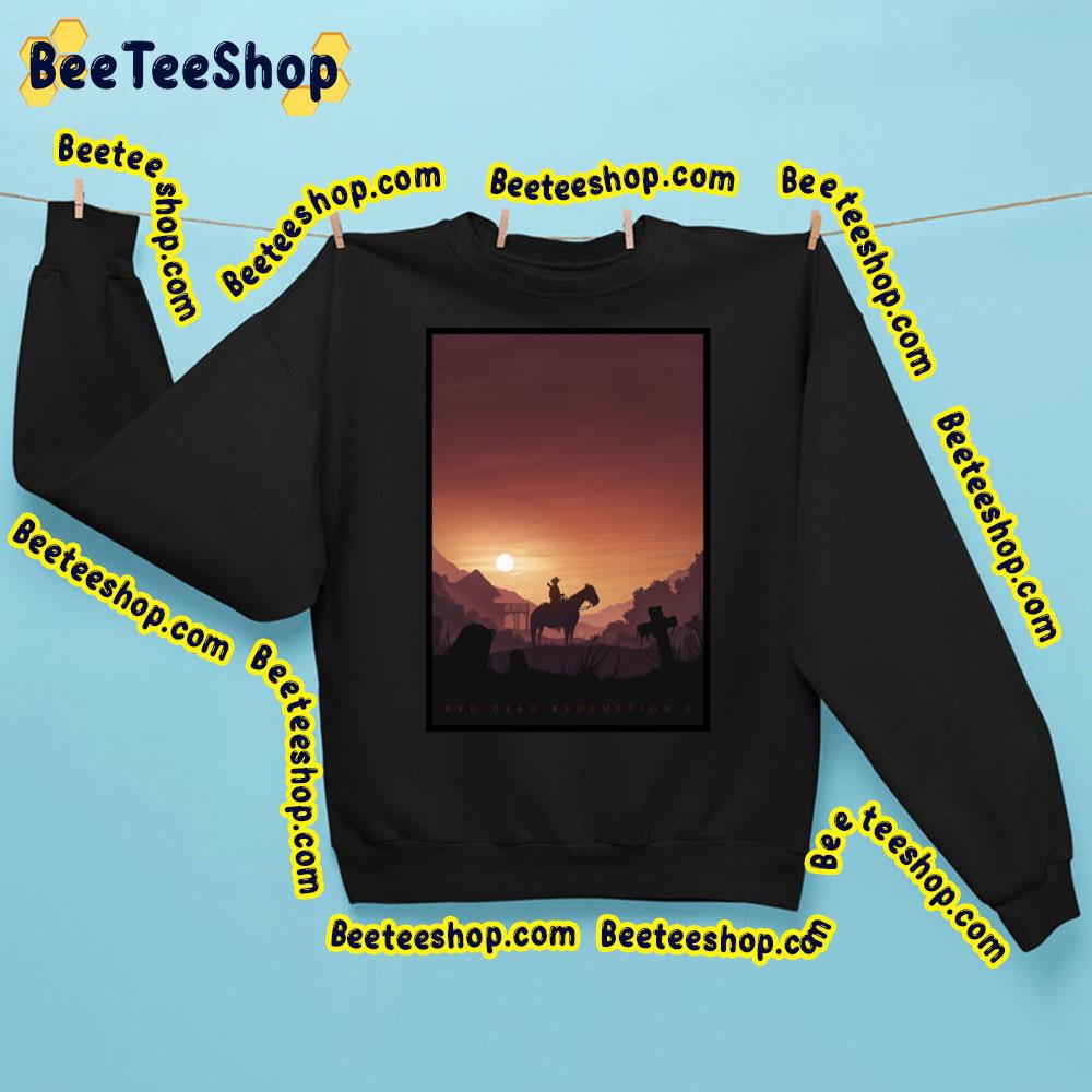 Western Cowboy Video Gaming Art Trending Unisex Sweatshirt Western Cowboy Video Gaming Art Trending Unisex Sweatshirt