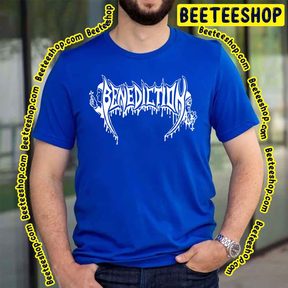 White Logo Benediction Trending Unisex T-Shirt White Logo Benediction Trending Unisex T-Shirt