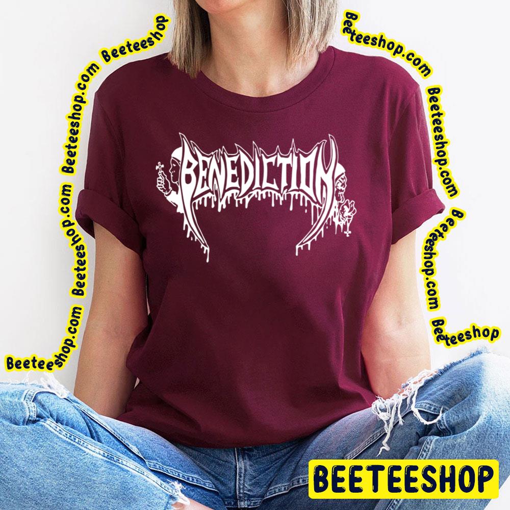 White Logo Benediction Trending Unisex T-Shirt White Logo Benediction Trending Unisex T-Shirt