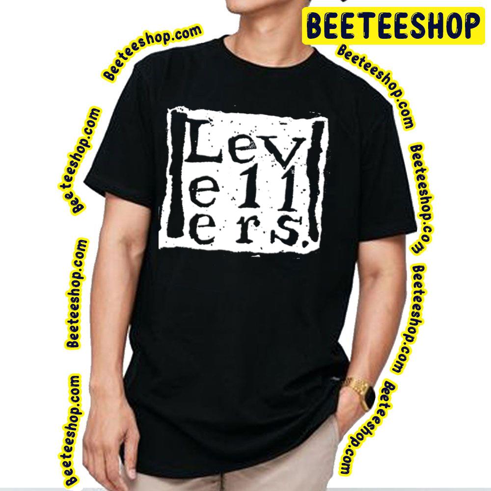 White Logo Levellers English Folk Rock Trending Unisex T-Shirt White Logo Levellers English Folk Rock Trending Unisex T-Shirt