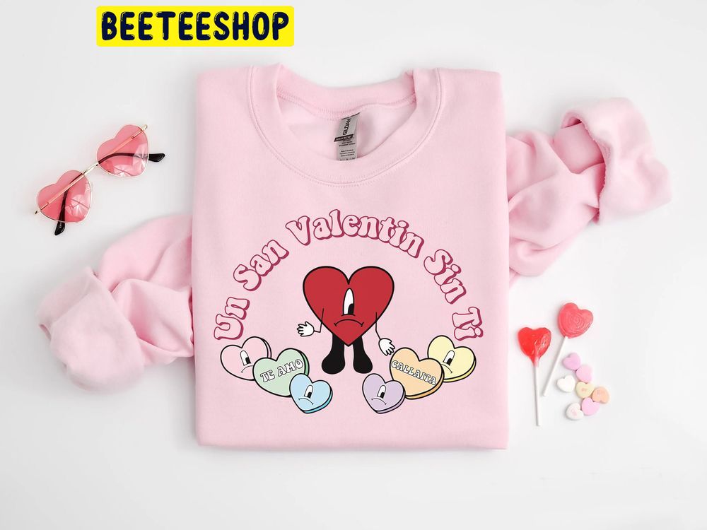 Xoxo Bad Bunny Heart Valentine’s Trending Unisex Shirt Xoxo Bad Bunny Heart Valentine’s Trending Unisex Shirt