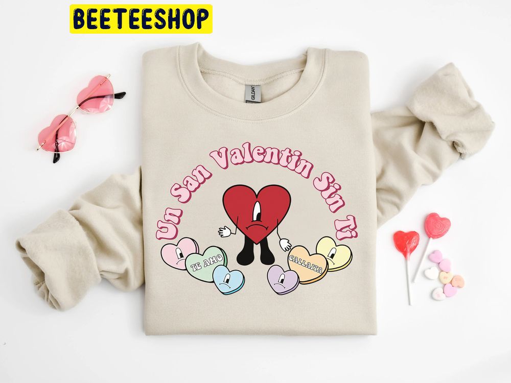 Xoxo Bad Bunny Heart Valentine’s Trending Unisex Shirt Xoxo Bad Bunny Heart Valentine’s Trending Unisex Shirt