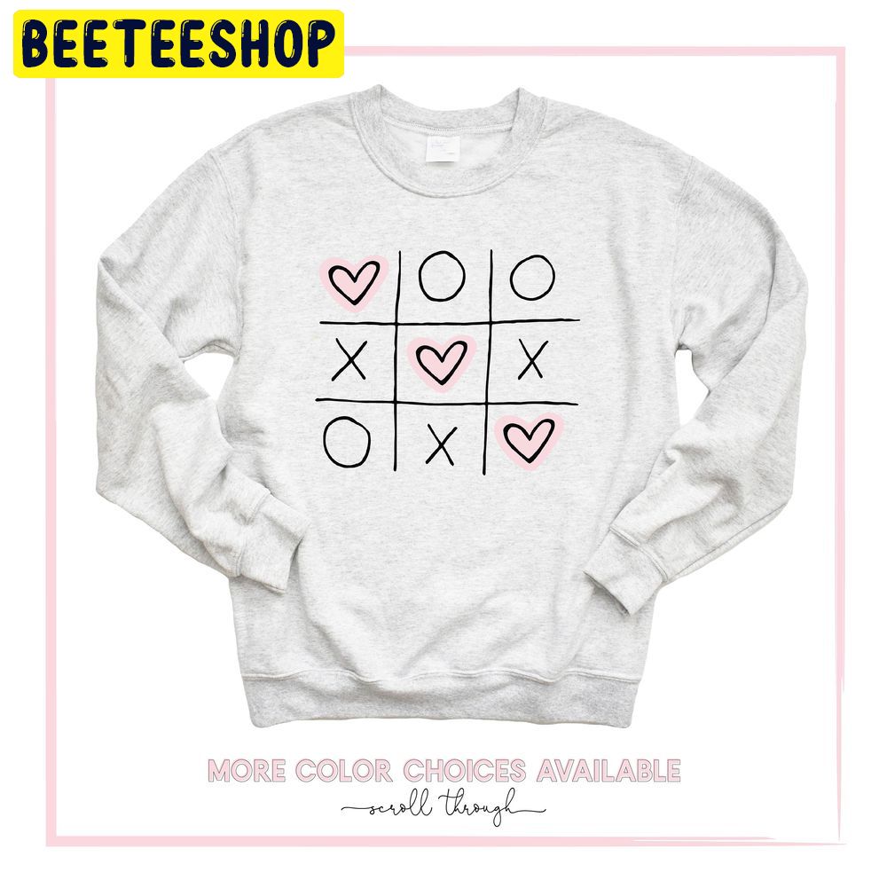Xoxo Tic Tac Toe Valentines Trending Unisex Shirt Xoxo Tic Tac Toe Valentines Trending Unisex Shirt