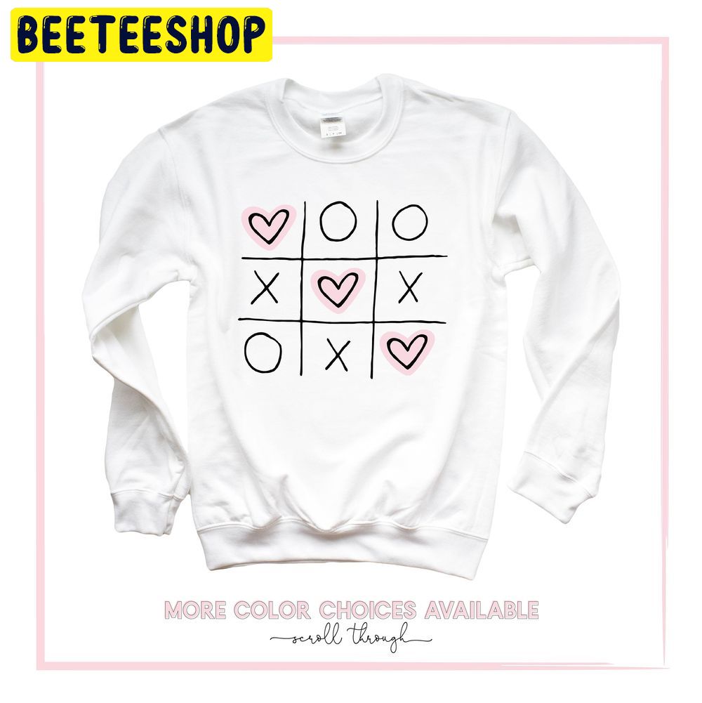 Xoxo Tic Tac Toe Valentines Trending Unisex Shirt Xoxo Tic Tac Toe Valentines Trending Unisex Shirt