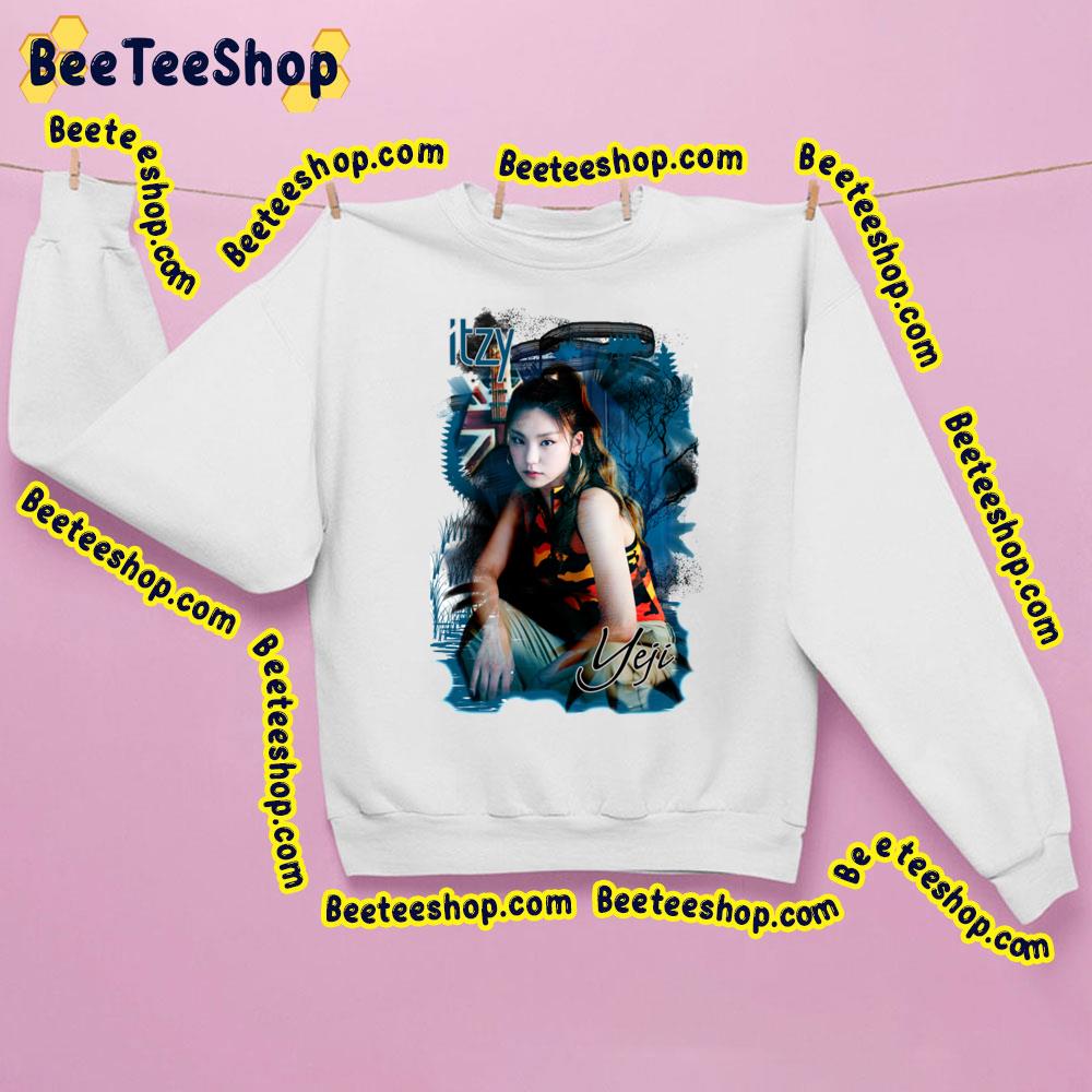 Yeji Itzy Kpop Aqua Blue Art Vibe Trending Unisex Sweatshirt Yeji Itzy Kpop Aqua Blue Art Vibe Trending Unisex Sweatshirt