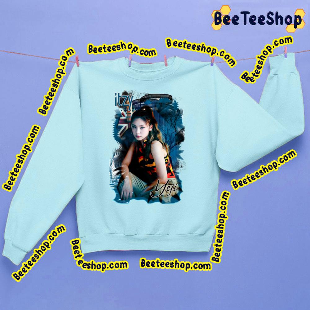 Yeji Itzy Kpop Aqua Blue Art Vibe Trending Unisex Sweatshirt Yeji Itzy Kpop Aqua Blue Art Vibe Trending Unisex Sweatshirt