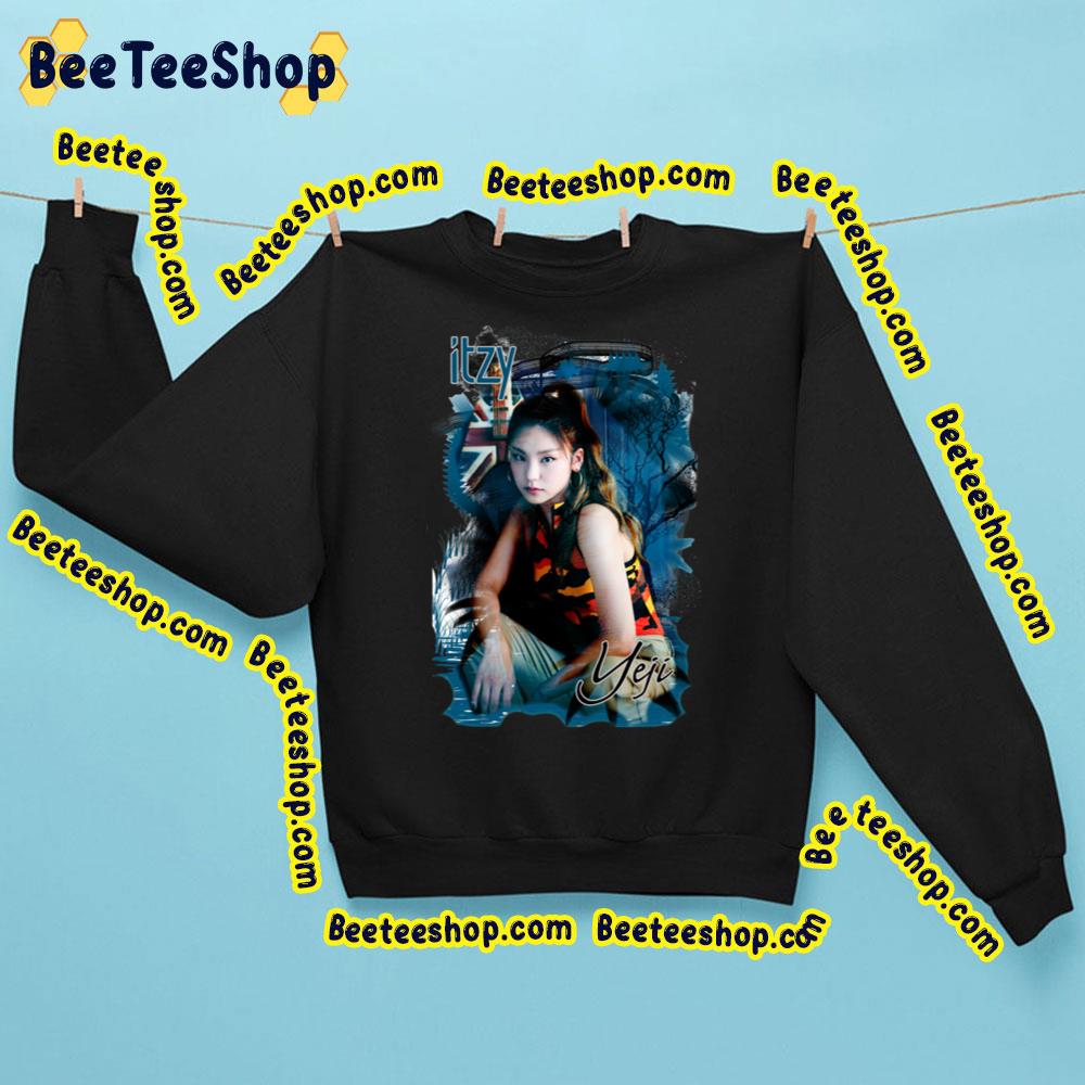 Yeji Itzy Kpop Aqua Blue Art Vibe Trending Unisex Sweatshirt Yeji Itzy Kpop Aqua Blue Art Vibe Trending Unisex Sweatshirt