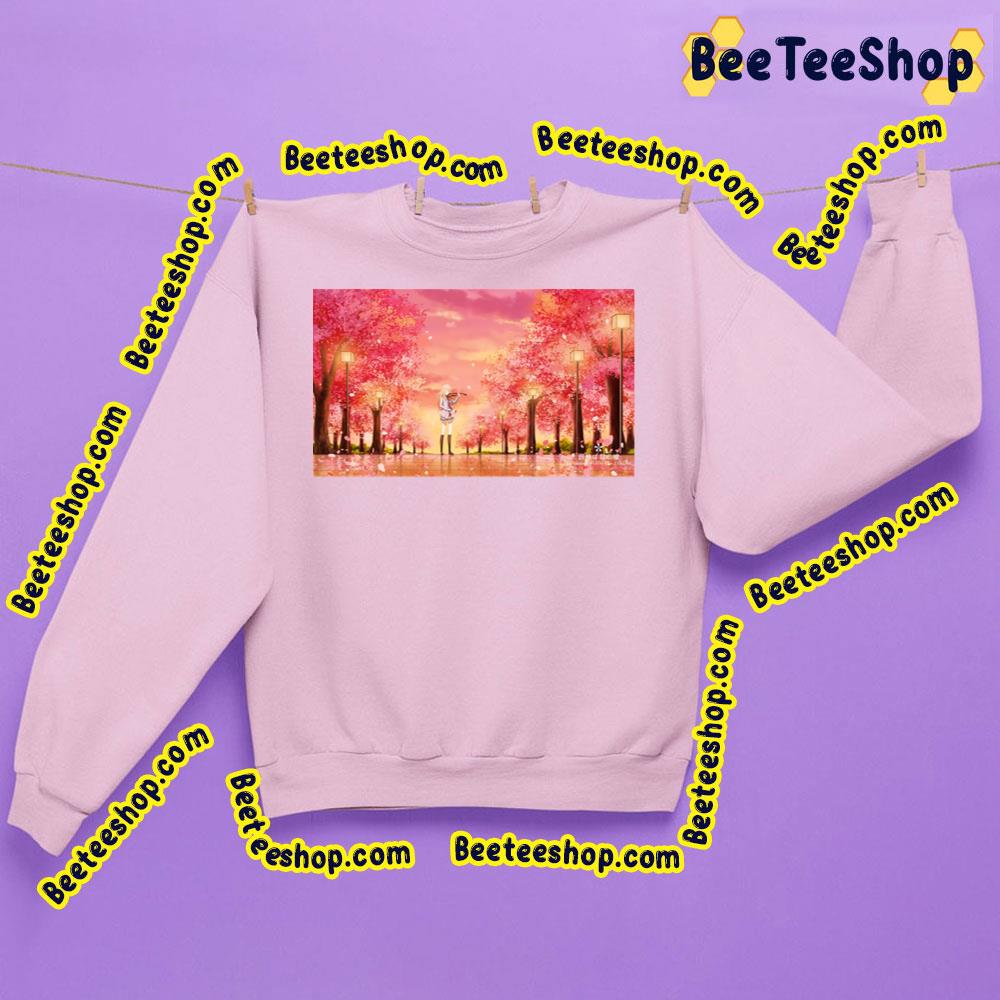 Your Lie In April Art Trending Unisex Sweatshirt Your Lie In April Art Trending Unisex Sweatshirt