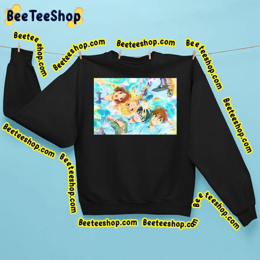 Your Lie In April Characters Trending Unisex Sweatshirt Your Lie In April Characters Trending Unisex Sweatshirt