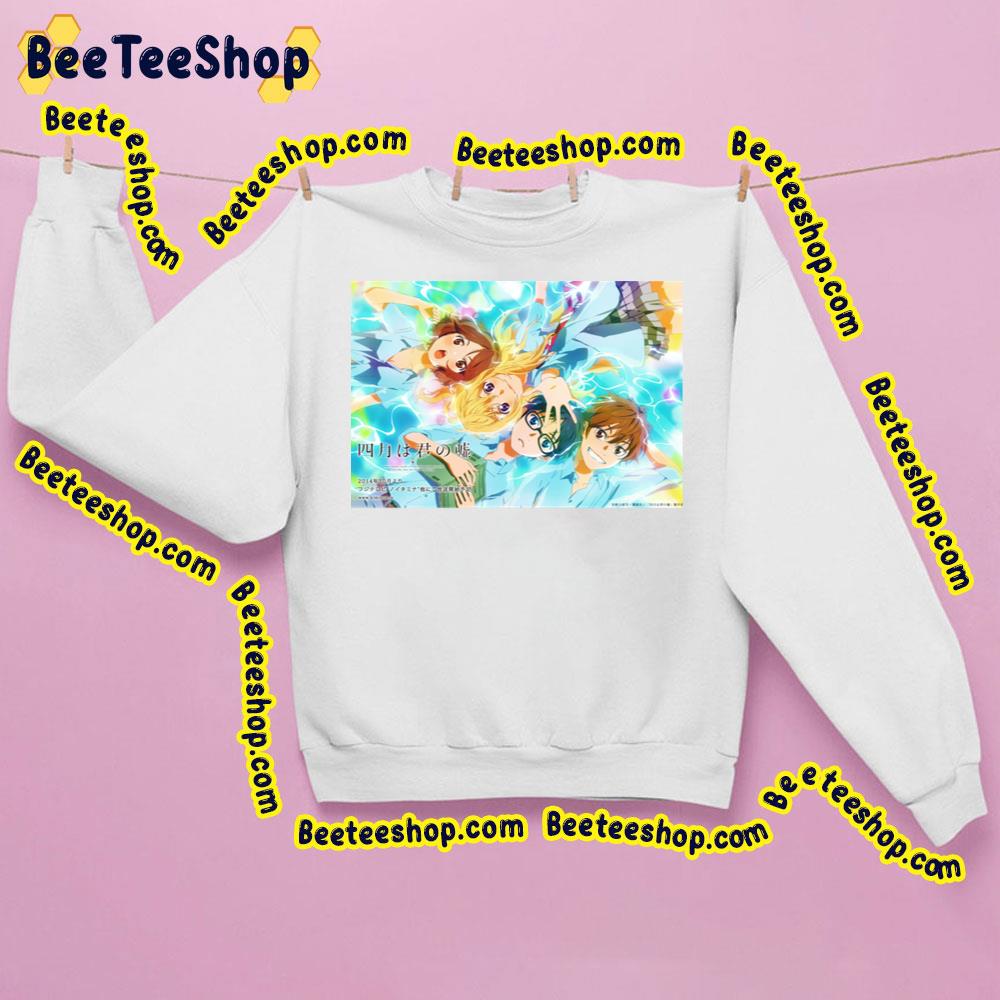 Your Lie In April Characters Trending Unisex Sweatshirt Your Lie In April Characters Trending Unisex Sweatshirt