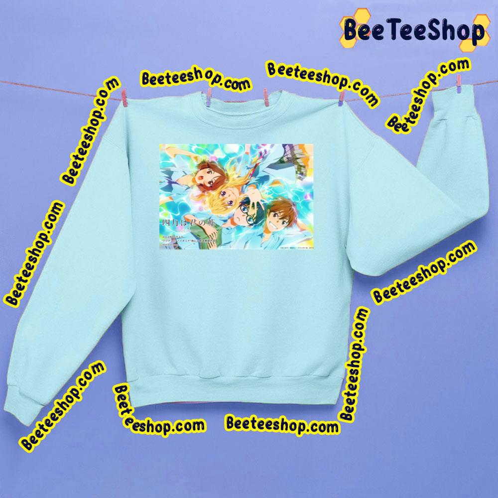 Your Lie In April Characters Trending Unisex Sweatshirt Your Lie In April Characters Trending Unisex Sweatshirt
