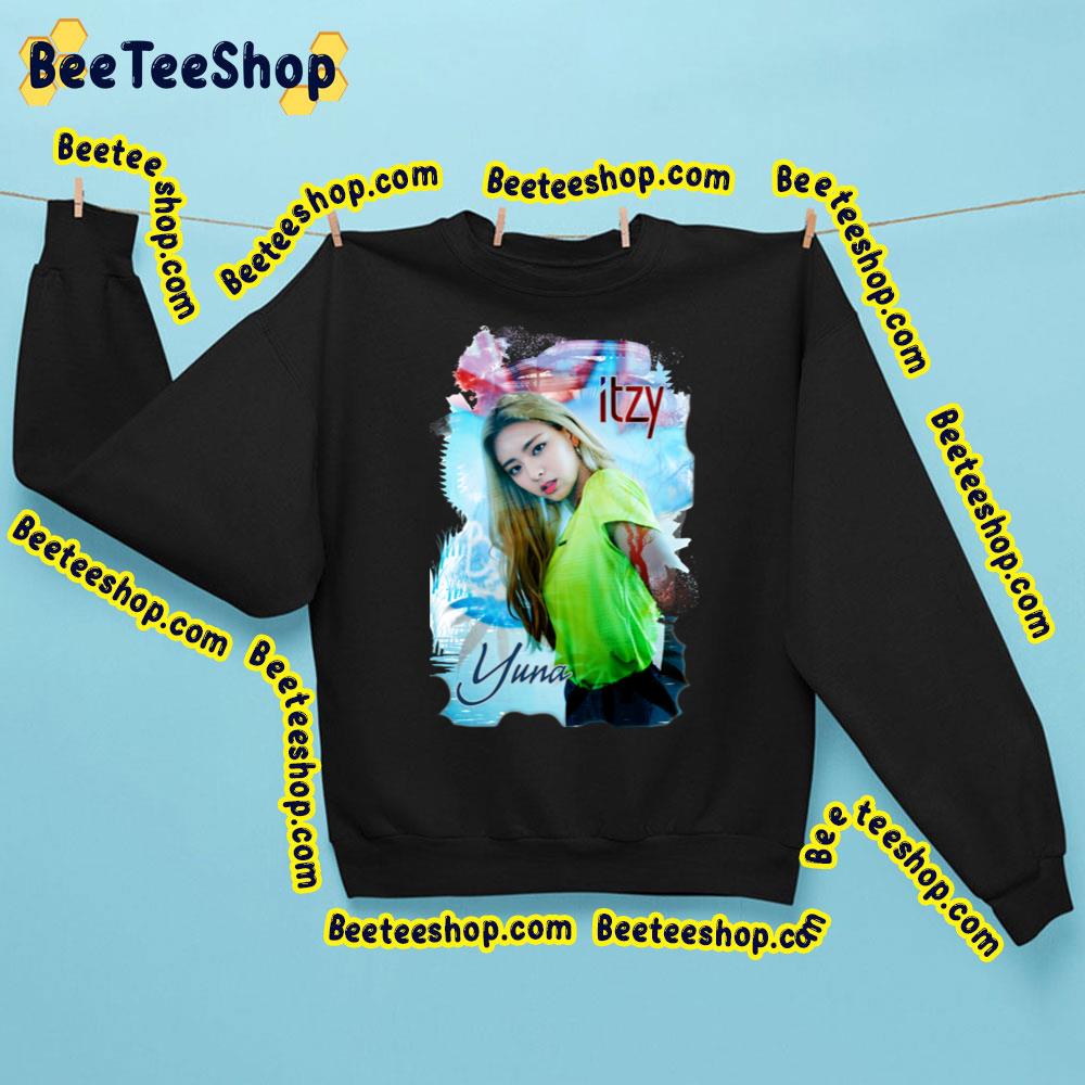 Yuna Itzy Kpop Aqua Blue Art Vibe Trending Unisex Sweatshirt Yuna Itzy Kpop Aqua Blue Art Vibe Trending Unisex Sweatshirt