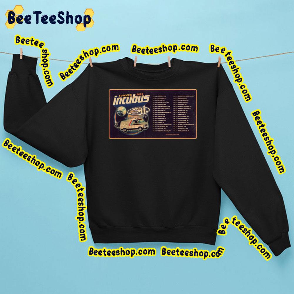 2020 Summer Incubus Dates Trending Unisex Sweatshirt 2020 Summer Incubus Dates Trending Unisex Sweatshirt
