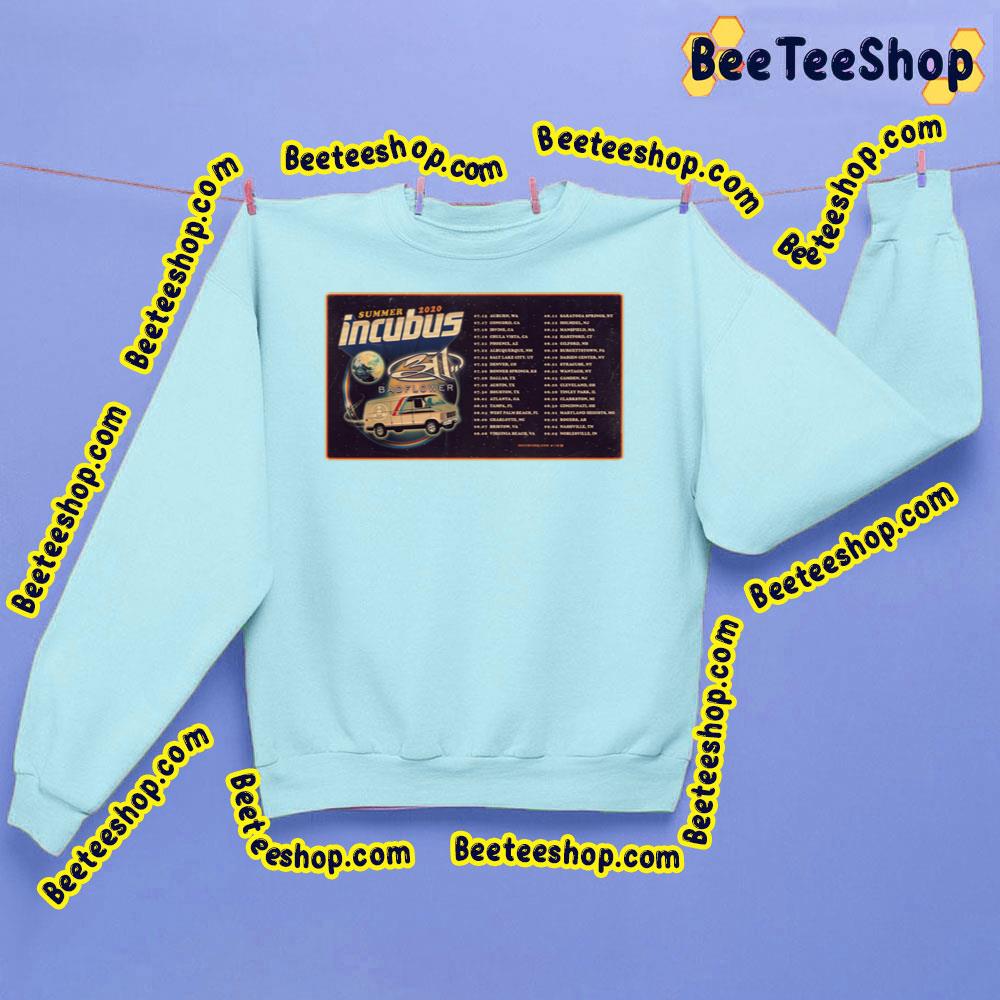 2020 Summer Incubus Dates Trending Unisex Sweatshirt 2020 Summer Incubus Dates Trending Unisex Sweatshirt