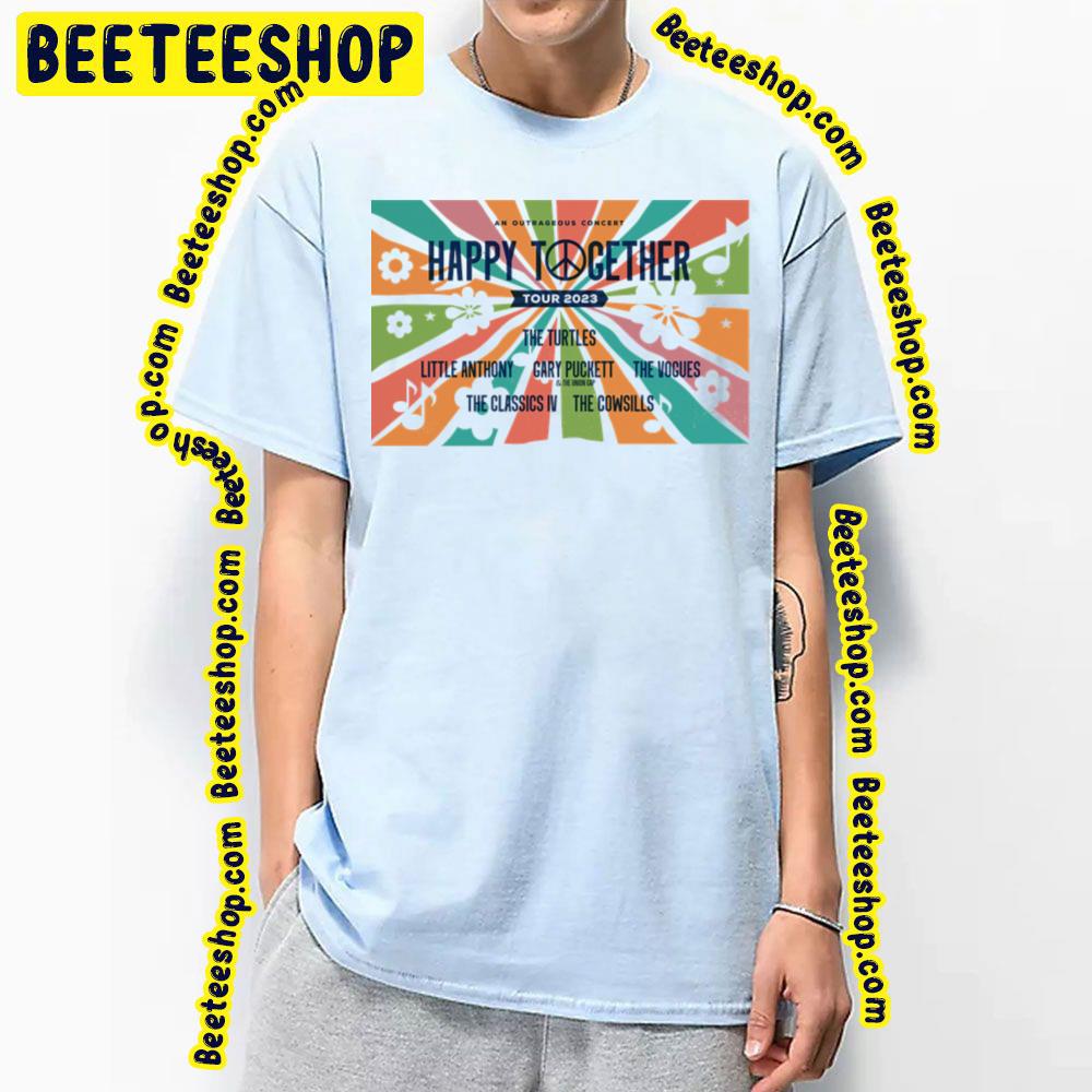 2023 An Outrageous Concert Happy Together Trending Unisex T-Shirt 2023 An Outrageous Concert Happy Together Trending Unisex T-Shirt