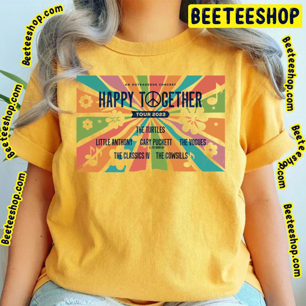 2023 An Outrageous Concert Happy Together Trending Unisex T-Shirt 2023 An Outrageous Concert Happy Together Trending Unisex T-Shirt