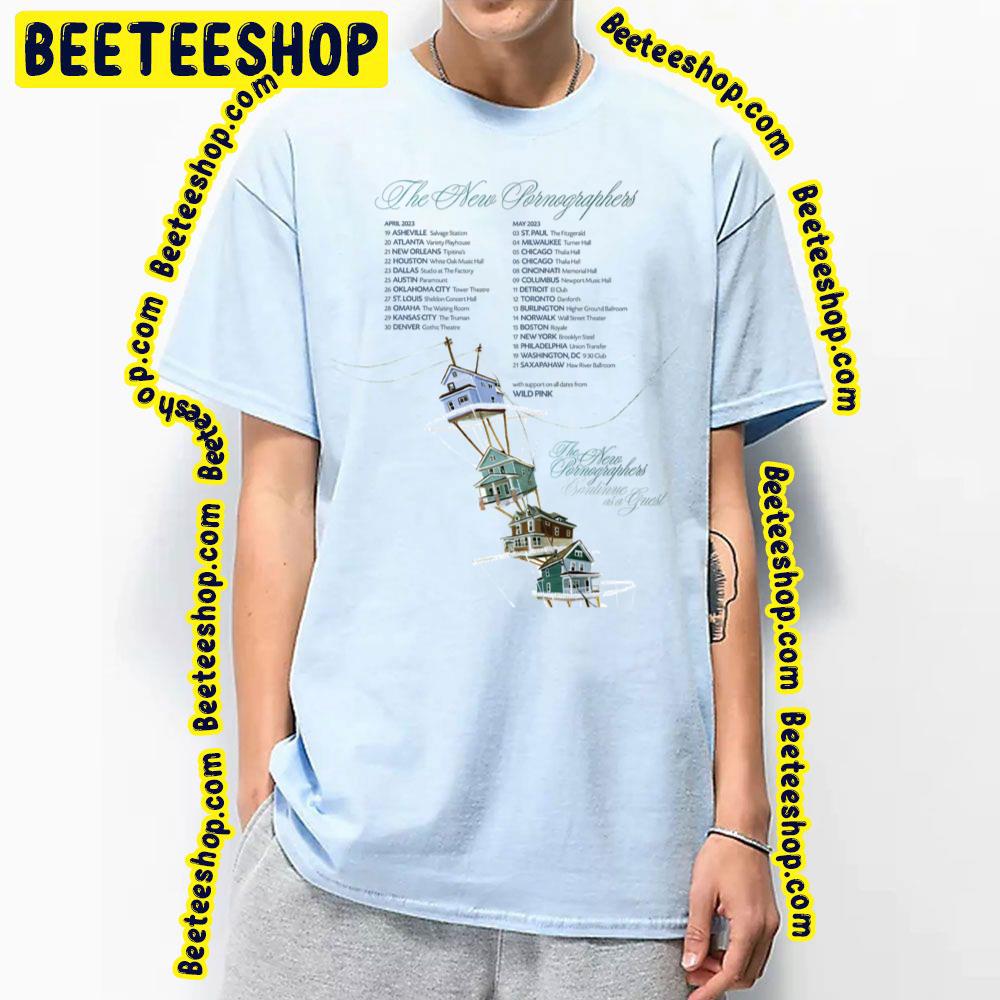 2023 Continue As A Guest The New Pornographers Trending Unisex Shirt 2023 Continue As A Guest The New Pornographers Trending Unisex Shirt
