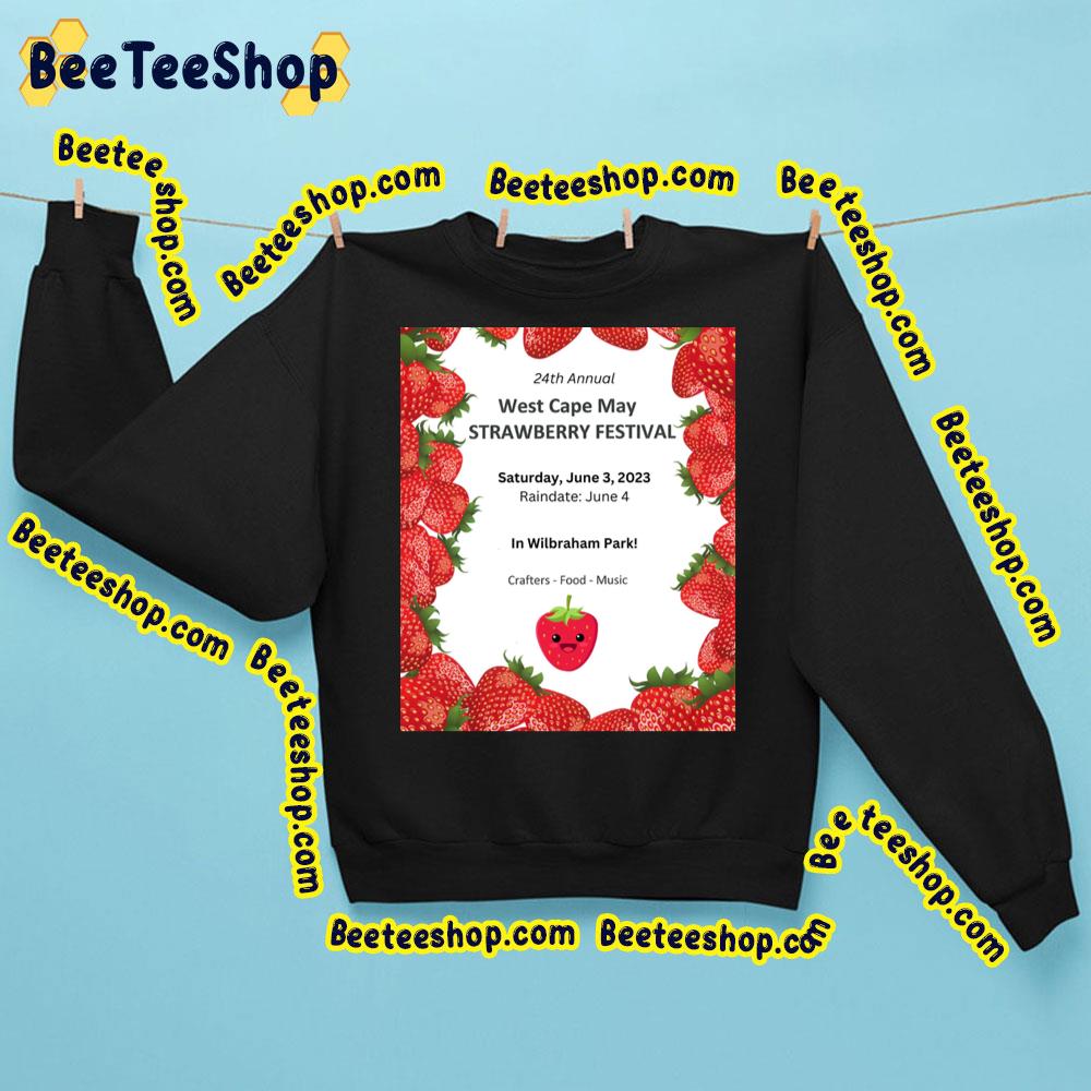 24th Annual Strawberry Music Festival 2023 Trending Unisex Sweatshirt 24th Annual Strawberry Music Festival 2023 Trending Unisex Sweatshirt