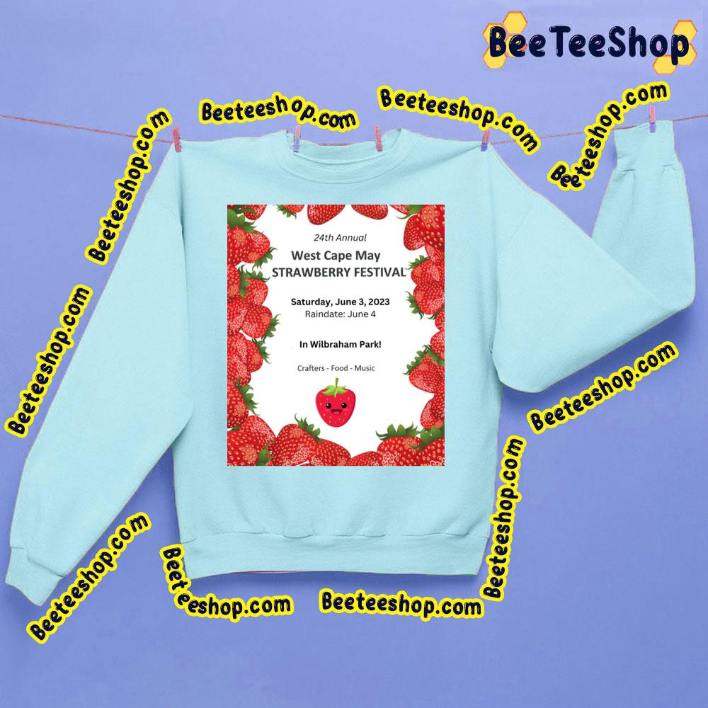 24th Annual Strawberry Music Festival 2023 Trending Unisex Sweatshirt 24th Annual Strawberry Music Festival 2023 Trending Unisex Sweatshirt