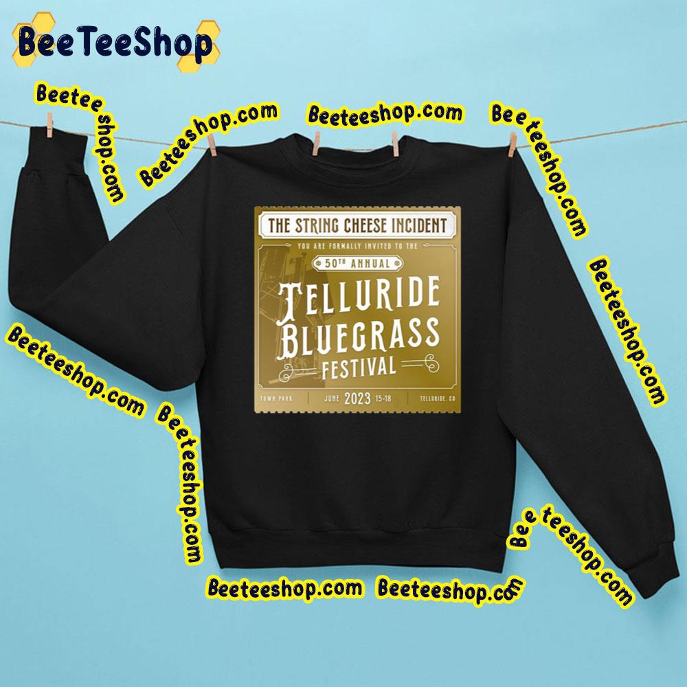 50th Annual Telluride Bluegrass Festival The String Chesse Incdent Trending Unisex Shirt 50th Annual Telluride Bluegrass Festival The String Chesse Incdent Trending Unisex Shirt