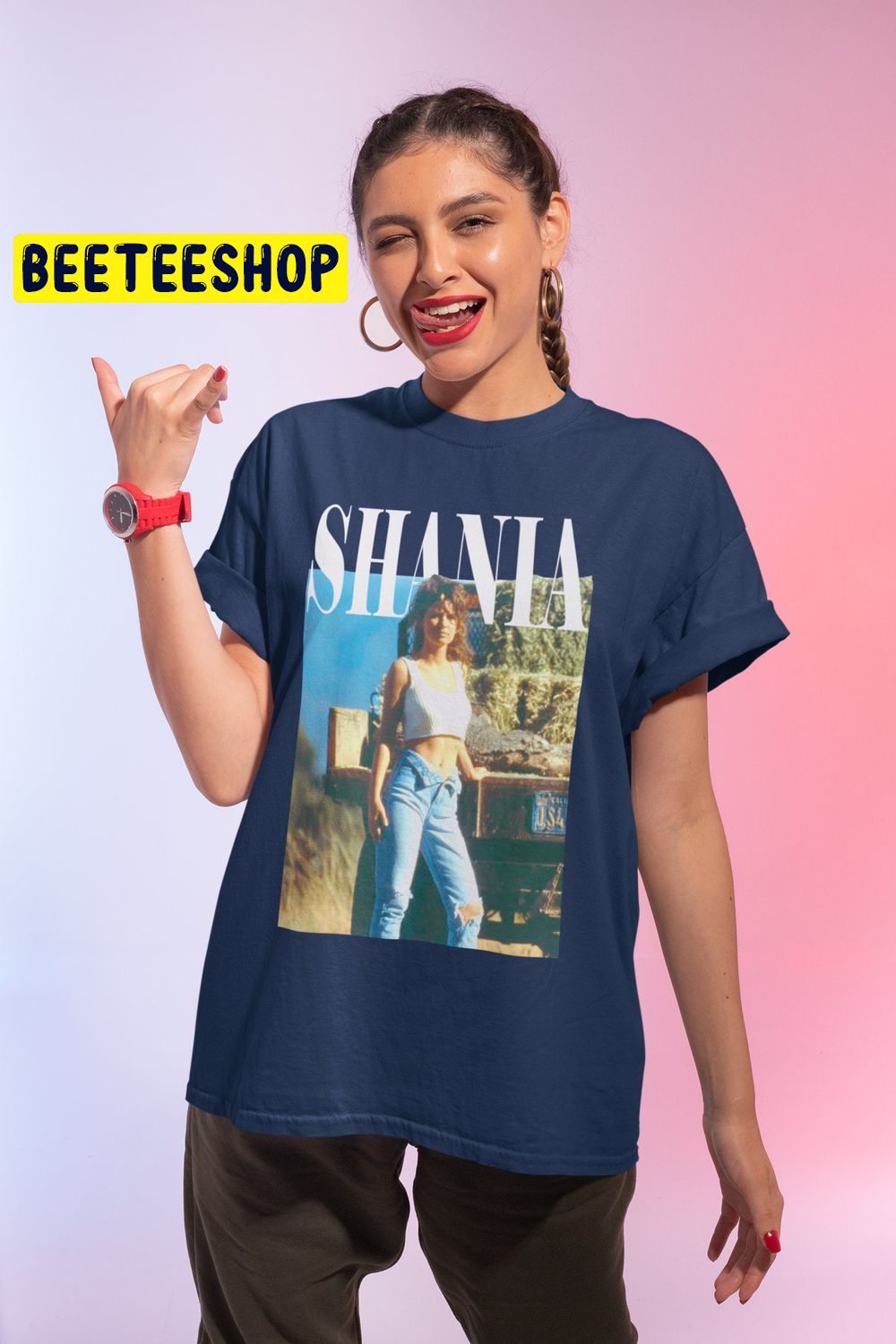80's Style Shania Twain Trending Unisex Shirt 80's Style Shania Twain Trending Unisex Shirt