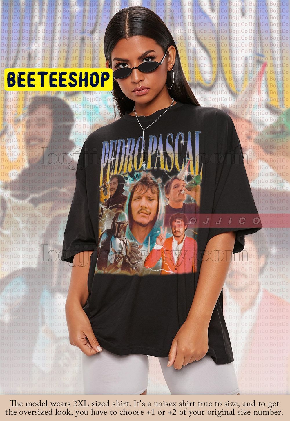 Actor Pedro Pascal Shirt Retro 90s Trending Unisex T-Shirt Actor Pedro Pascal Shirt Retro 90s Trending Unisex T-Shirt