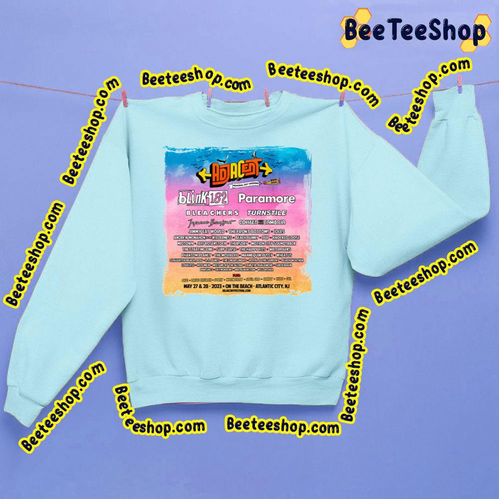 Adjacent Music Festival 2023 Trending Unisex Sweatshirt Adjacent Music Festival 2023 Trending Unisex Sweatshirt